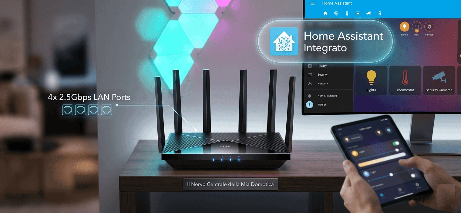 Cudy BE11000: la Scelta Migliore per una Domotica Incredibile