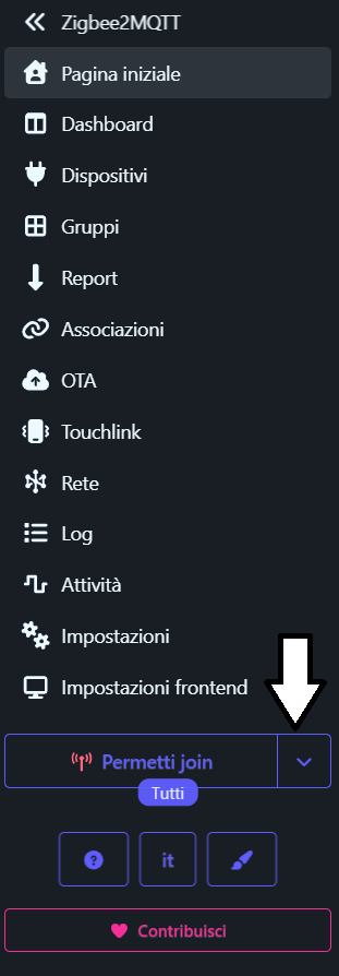 Zigbee2Mqtt permit join
