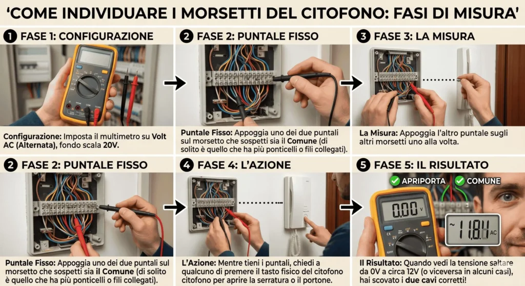 - Guida ricerca morsetti citofono