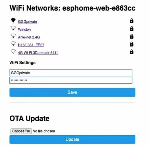 WiFi Network Scan