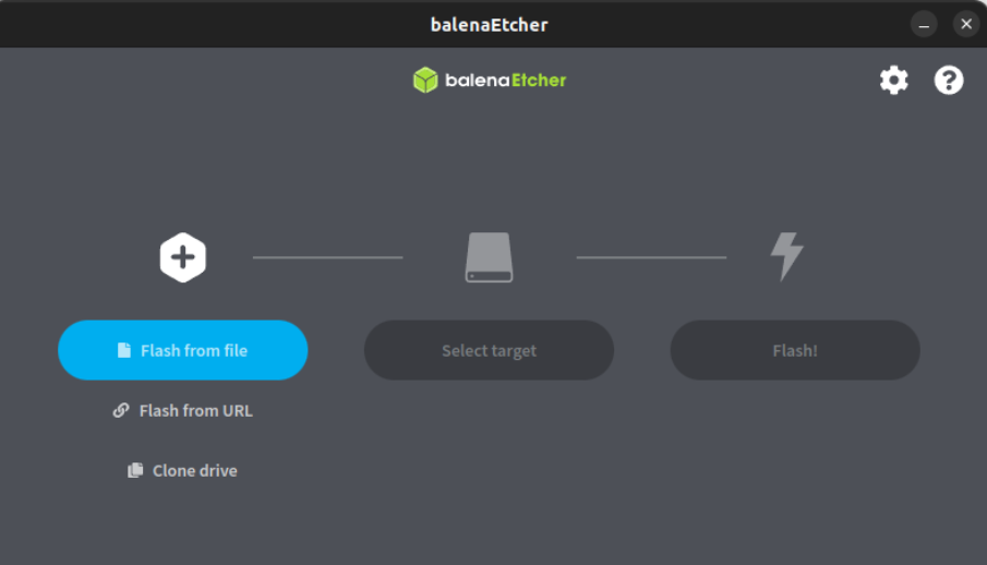 Balena Etcher Select File