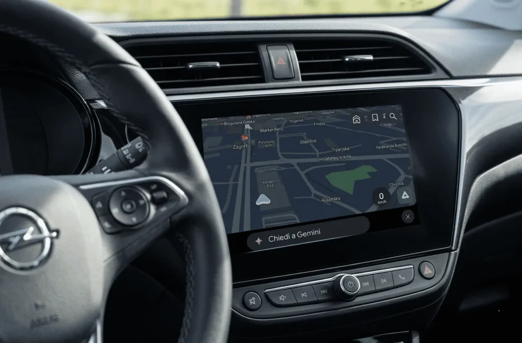 - Gemini su Android Auto Opel Crossland