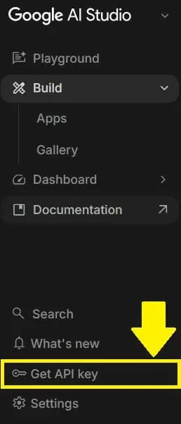 Get Api Key Gemini