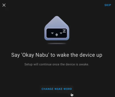Say OK Nabu
