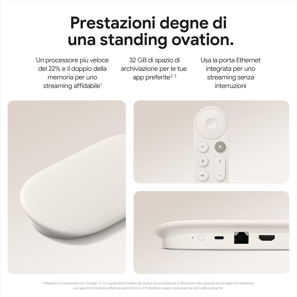 Google TV streamer panoramica