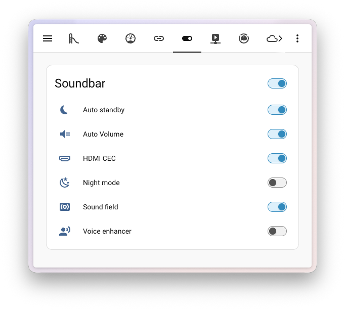 - Interruttori a levetta Home Assistant 2026.5