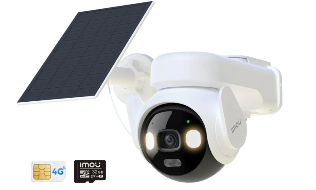 - Amazon Imou 5MP 4G LTE – Telecamera da esterno con pannello solare
