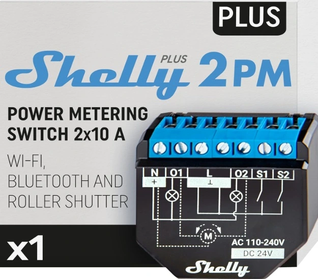 - Shelly Plus 2PM Dispositivi